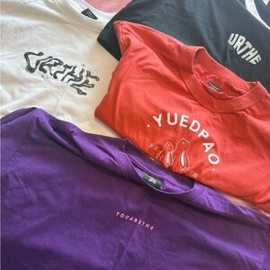 Bundle Thailand crop tops URTHE and YUEDPAO Chinese new year top purple red